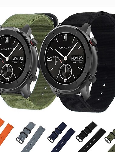  時計バンド のために Forerunner 265S 265 Venu 3S 3 Active 5 Vivoactive 4S 4 Vivomove Sport Luxe Style HR Approach S42 S40 S12 18mm 20mm 22mm ナイロン 置換 ストラップ 18mm 20mm 22mm スポーツバンド リストバンド