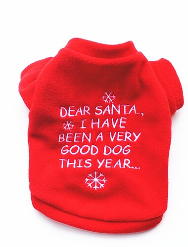  Honden T-shirt Kerstkostuum Kerstcadeaus voor huisdieren Kerstoutfit Cosplay Winter Mopshond Poedel Chihuahua kleine huisdieren