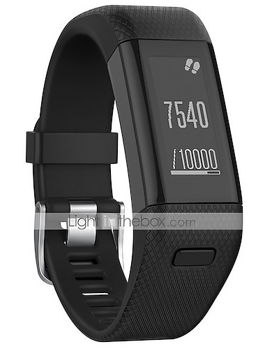  Pásek hodinek pro Garmin vivosmart HR+ / Approach X10 / X40 Silikon Výměna, nahrazení Popruh Elastický Nastavitelný Prodyšné Sportovní značka Náramek