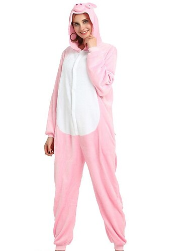  קַרנָבָל טלאים תחפושת Onesie חזרזיר / חזיר פיג'מה אוברול פיג'מת קיגורומי ל מבוגרים בגדי ריקוד נשים חג המולד קרנבל יום הילד קָרִיקָטוּרָה