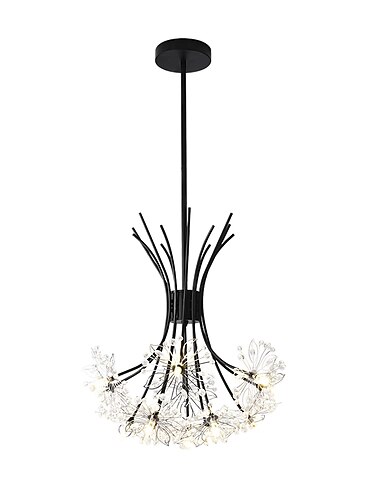  50 cm sputnik design pendelleuchte led kronleuchter metall industrie neuheit lackiert oberflächen land nordischer stil 220-240v