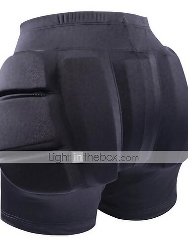  Pantalones cortos antigolpes / Pantalones cortos de compresión acolchados para Esquí / Patinaje sobre hielo / Patinaje en Hielo Todo Resistente al Agua / Protección Licra Spandex Negro / Azul Tinta