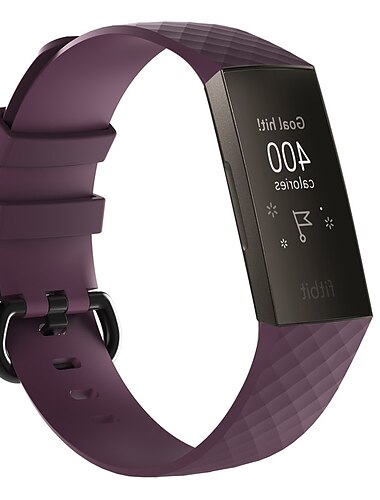  Pulseiras de Relógio para Fitbit Charge 4 / Charge 3 / Charge 3 SE Silicone Substituição Alça Macio Ajustável Respirável Pulseira Esportiva Pulseira