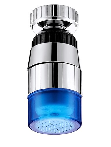 LED-Licht Farbwechsel Wasserhahn Monochrom Wasserhahn Mund Wasserhahn Wasserauslauf