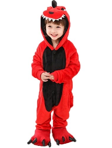  Karikatur Nachtwäsche Tarnfarben Onesie-Kostüm Faschingskostüme Dinosaurier Pyjamas-Einteiler Kigurumi-Pyjamas Lustiges Kostüm Für Jungen und Mädchen Weihnachten Karneval Kindertag Karikatur