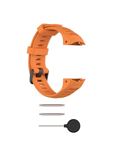 Uhrenarmband für Garmin Instinct Crossover / Tide / Esports / Solar / Taktisch, Instinct 2 Taktisch / Surf / Solar Silikon Ersatz Gurt Sportarmband Armband
