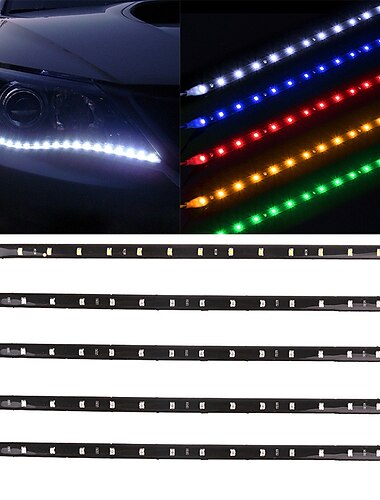  10 τεμ Μοτοσυκλέτα Αυτοκίνητο LED εσωτερικά φώτα Φωτιστικά διακόσμησης Λάμπες SMD 3528 15 Εξοικονόμηση ενέργειας ΣΥΝΔΕΣΤΕ και ΠΑΙΞΤΕ Η καλύτερη ποιότητα Για Universal