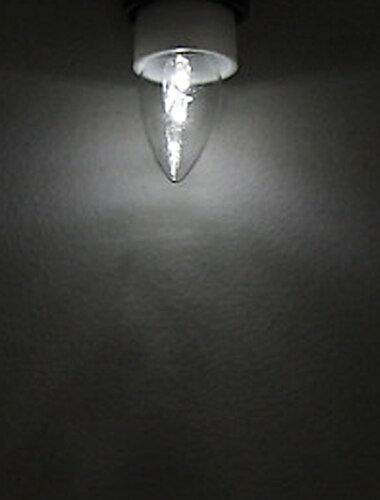  2pcs 1 w LED Kerzenlicht 20 lm e12 c35 4 LED Perlen Dip LED dekorative warmweiß weiß 110-240 v