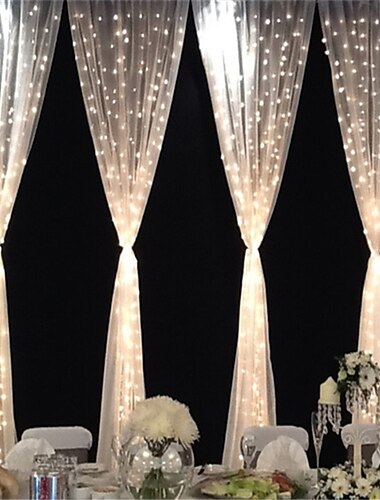  LED Gordijn String Lichten Flits Fee Garland 3x1 3x2 3x3M 300 LED'S USB Afstandsbediening voor Nieuwjaar Buiten Trouwen Thuis Raam Decoratie