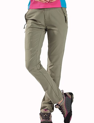  Women's Hiking Pants Trousers Summer Outdoor Sunscreen UV Resistant Breathable Quick Dry Pants / Trousers Bottoms Violet Black Spandex Camping / Hiking Fishing Hiking M L XL XXL XXXL