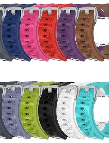  Ver Banda para Fitbit Ionic Silicona Reemplazo Correa Suave Transpirable Correa Deportiva Pulsera