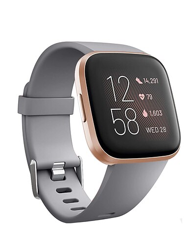  Kellon ranneke varten Fitbit Versa 2 / Versa Lite / Versa SE / Versa Fitbit Versa Pehmeä silikoni Korvaus Hihna Naisten Elastinen Säädettävä Urheiluhihna Ranneke
