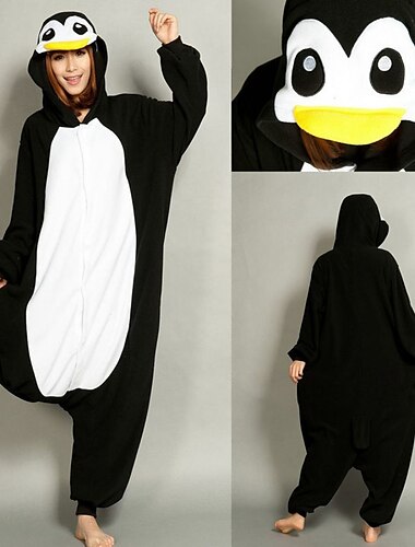  Enfant Adulte Animal Costume grenouillère Costume de carnaval Manchot Combinaison de Pyjamas Pyjamas Kigurumi Déguisement drôle Pour Homme et Femme Noël Carnaval Le Jour des enfants Dessin animé