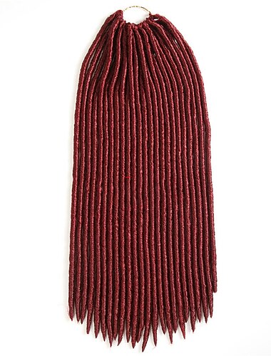  Nep-dreadlocks Nu Locs Box vlechten Synthetisch haar Vlechthaar 24 wortels / pak