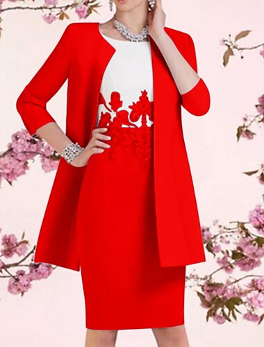  Wickeltücher für Frauen Wickel der Mutter Wraps für Hochzeitsgäste damas Mäntel / Jacken warm halten 3/4 Ärmel Stretchstoff Hochzeit Schals Mit Pure Farbe Für kleid hochzeitsgast Frühling Sommer