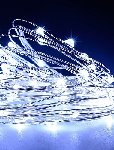  Foto Clip Lichterketten 10m mit 100 Clips LED Lichterketten für Wohnheim Party Girlande Weihnachtsdekoration Party Hochzeit Weihnachtslichterketten