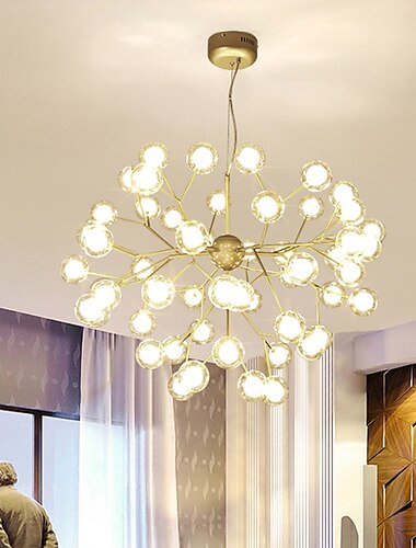  Lustre design spoutnik 80 cm métal mini finitions peintes style nordique moderne générique