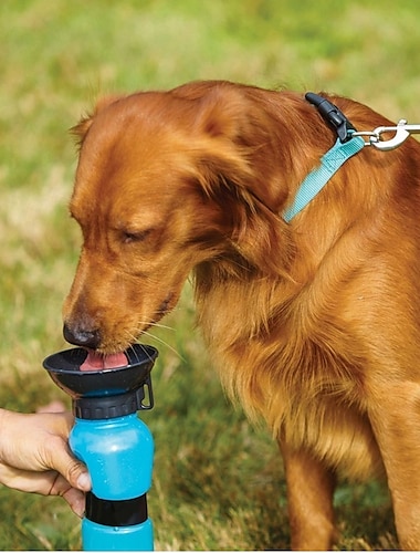  500 мл собака бутылка воды домашнее животное щенок кошка спорт портативный путешествия на открытом воздухе собаки миску с водой питьевой воды кружка чашка диспенсер
