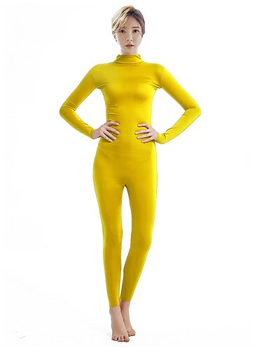  Zentai-Anzüge Cosplay Kostüm Catsuit Karnevalskostüm Ganzkörperanzug Herren Damen Sex Einfarbig Elasthan Lycra Kostüm für Halloween Karneval Maskerade Erwachsene