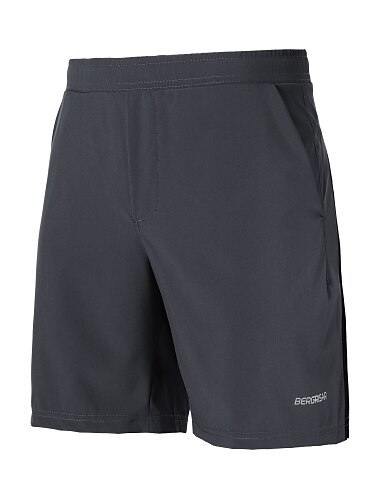  BERGRISAR Herren Laufshorts Laufhose Lang & Kurz Sportlich Kurze Hose Hosen / Regenhose Unterwäsche Shorts 2 in 1 Liner Elastischer Bund Nylon Elasthan Sommer Laufen Wandern Reflektierend / Einfarbig