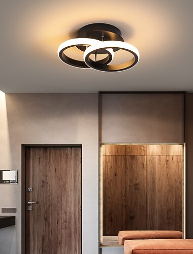  Design de linha de 24 cm luzes embutidas de metal estilo moderno acabamentos pintados LED 220-240v modernos