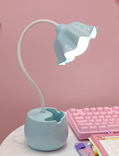  Schreibtischlampe Wiederaufladbar / Augenschutz / Verstellbar Moderne zeitgenössische USB angetrieben Für Studierzimmer / Büro / Mädchen Zimmer DC 5V Blau / Rosa / Grün