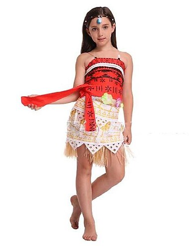  Hercegnő Tündérmese Moana Karnevál Ruhák Gyermek Felnőttek Női Lány Farsang Gyermeknap Újév Könnyű karneváli jelmez Kiöltözik