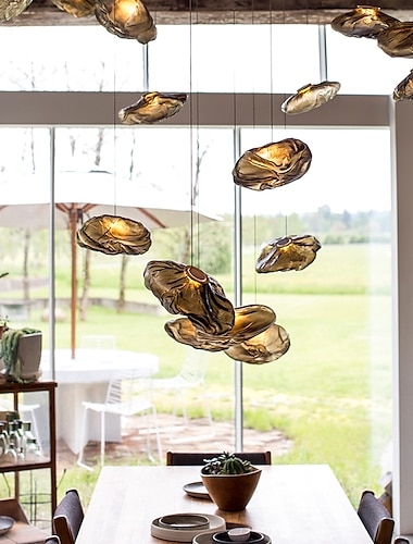  20 cm led hanglamp enkel design glas gegalvaniseerd nordic style 220-240v