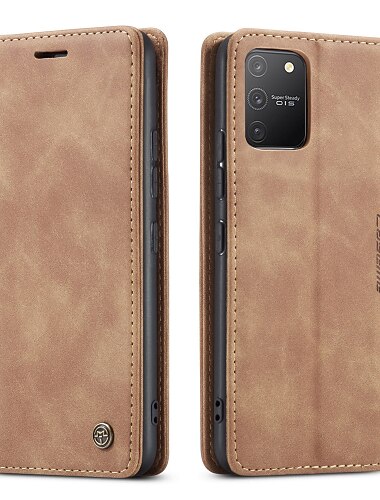 telefone Capinha Para Samsung Galaxy S23 S22 S21 FE S21 Ultra Plus A54 A32 A52 Capa para Cartão Wallet Com Suporte Virar Porta-Cartão Cor Sólida TPU Couro PU