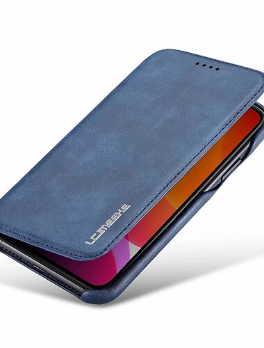  telefone Capinha Para Samsung Galaxy S26 Ultra Plus S25 S24 S23 S22 S21 FE S21 Ultra Plus S20 Capa Proteção Completa Estojo de couro Case Completa Virar Porta-Cartão Cor Sólida Couro PU