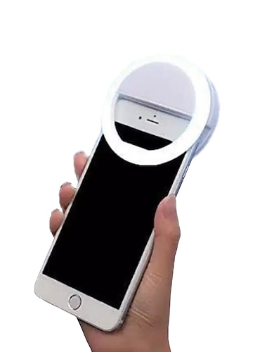  Selfie Ring Licht LED Smart Light 3 Modus Abblendbar Selfie-Licht USB 1 Stück