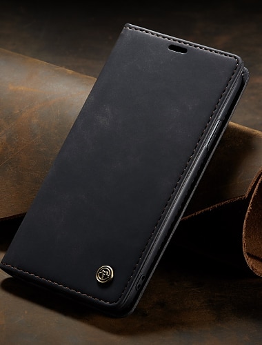  Retro PU-Leder Geldbörse Handyhülle für iPhone 16 15 14 13 12 11 Pro Max XR XS 8 7 – Klapphülle mit Kartensteckplätzen Magnetverschluss Ständerfunktion