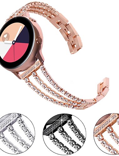  Ремешок для часов для Samsung Watch 7/6/5/4 40/44mm, Galaxy Watch 5 Pro 45mm, Galaxy Watch 6/4 Classic 42/46/43/47mm, Watch 3, Active 2, Gear S3 S2 Нержавеющая сталь Замена Ремень 20mm 22mm