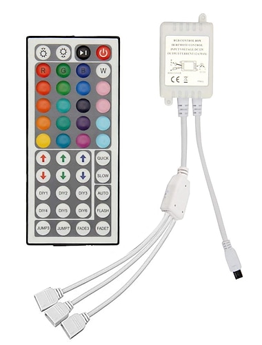 zdm nuevo diseño de alta calidad ir 44 controlador rgb clave controlador de salida integrado de tres vías de placa de circuito de doble cara dc12-24v