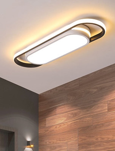  tira de luz de techo led moderna simple entrada del norte de Europa porche balcón guardarropa luz 18w