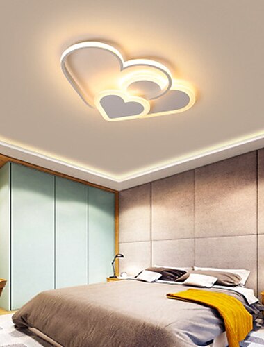  moderne led taklampe kreativ personlighet kjærlighet hjerte design barnerom gutter og jenter øye led lamper 30 w