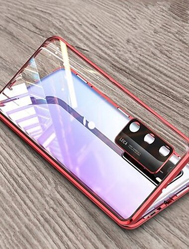  電話 ケース 用途 Huawei Hwawei P40 P30 P20 Pro Lite フルボディーケース クリア 全身保護 両面 ソリッド 強化ガラス メタル