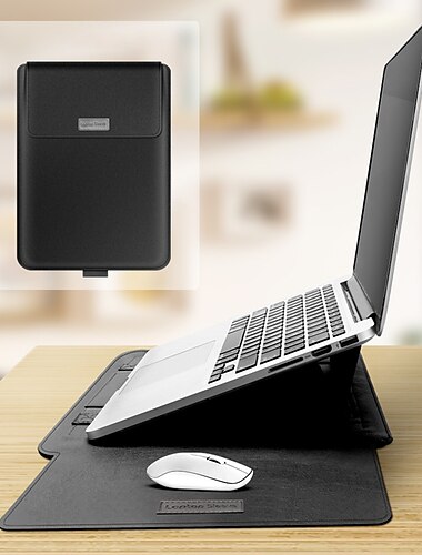  Sacoche ordinateur portable 11.6" 12 " 13" pouce Compatible avec Macbook Air Pro, HP, Dell, Lenovo, Asus, Acer, Chromebook Notebook Waterproof Anti-Chocs faux cuir Classique Cuir pour Bureau