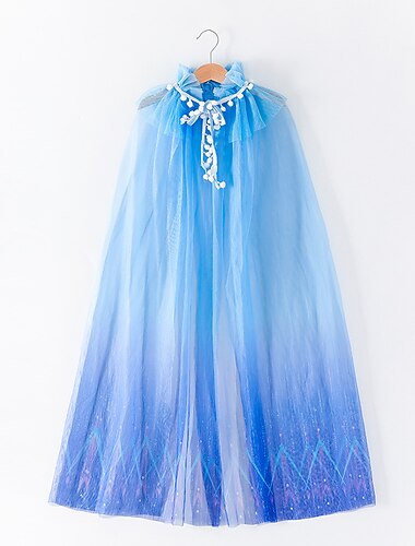  Principessa Elsa Costume Cosplay Mantello Cosplay di film for Ragazze Bambini Giornata universale dell'infanzia Mascherata