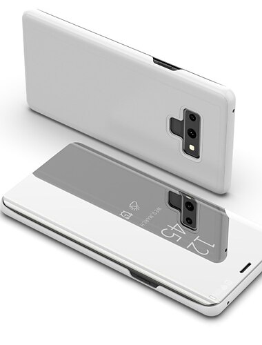  τηλέφωνο tok Για Samsung Galaxy S25 S24 Ultra Plus A32 S20 FE Πλήρης Θήκη Δερμάτινη θήκη Θήκη που Κλείνει με βάση στήριξης Ανοιγόμενη Καθρέφτης Μονόχρωμο PU δέρμα