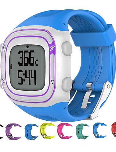  Ремешок для часов для Garmin Предтеча 15 Предтеча 10 силиконовый Замена Ремень Дышащий Бизнес группа Браслет