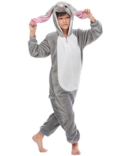  Kinder Glatt Nachtwäsche Tarnfarben Onesie-Kostüm Faschingskostüme Hase Kaninchen Hund Pyjamas-Einteiler Kigurumi-Pyjamas Lustiges Kostüm Für Herren und Damen Weihnachten Karneval Silvester Karikatur