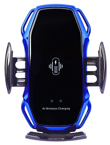  smart sensor biltelefonholder hurtiglading trådløse ladere infrarød sensor automatikk fastklemming hurtiglader telefonholder feste billader for iphone huawei samsung