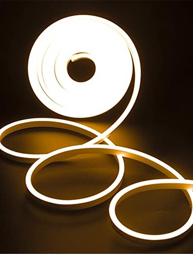  4m néon Bande lumineuse LED Ruban LED 360 leds 2835 smd 6mm 1pc blanc chaud blanc rouge noël nouvel an étanche découpable décoratif 12 v