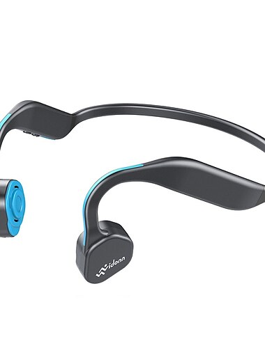 Vidonn F1 Bone Conduction hodetelefon 3,5 mm hodetelefon 3,5 mm mikrofon Desktop Computer Stereo HIFI til Apple Samsung Huawei Xiaomi MI Utendørs Mobiltelefonspill