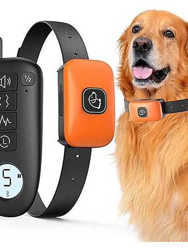  Haustier Hund Schock Halsband mit Remote 1000ft Reichweite elektrische Halsbänder für Haustier wasserdichtes Hundetraining Halsband für kleine mittelgroße Hunde