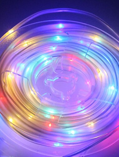  10 m Lichterkette mit wasserdichtem IP68-Gehäuse – 100 LEDs mit Fernbedienung, Dimmfunktion, Zeitsteuerung&amp;8 Modi für die Weihnachtsgartenbeleuchtung im Freien