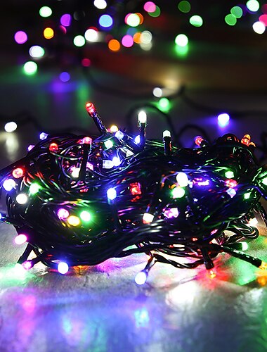  led lichterketten 20m 66ft 200led lichterketten warm weiß weiß blau wasserdicht kreative schneidbare nachtlicht garten hof dekoration lampe für weihnachtsbaum zimmer dekoration