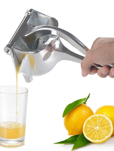  zilver metalen handmatige juicer fruitpers sap citroen sinaasappelpers huishoudelijke multifunctionele keuken drinkware benodigdheden