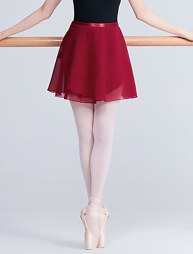  дышащие балетные юбки однотонные женские тренировочные высокие нейлоновые
